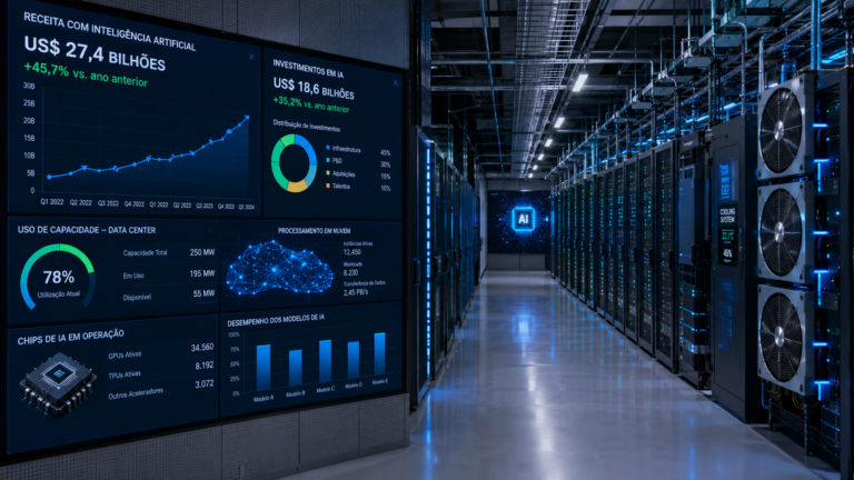 Big Techs começam a transformar investimentos em IA em receita, aponta estudo