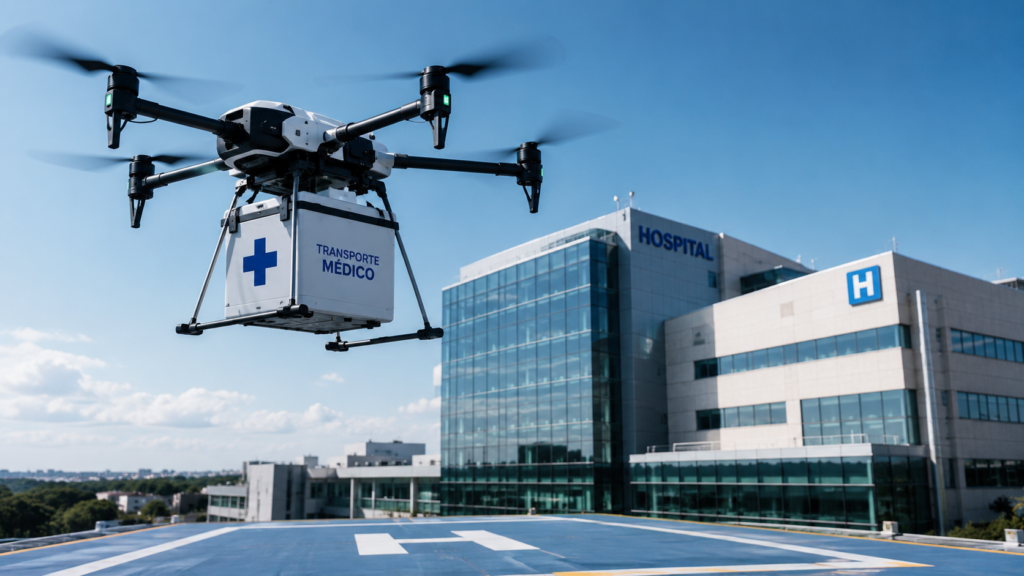 NASA testa drone para entrega de órgãos para transplante além da linha de visão do piloto