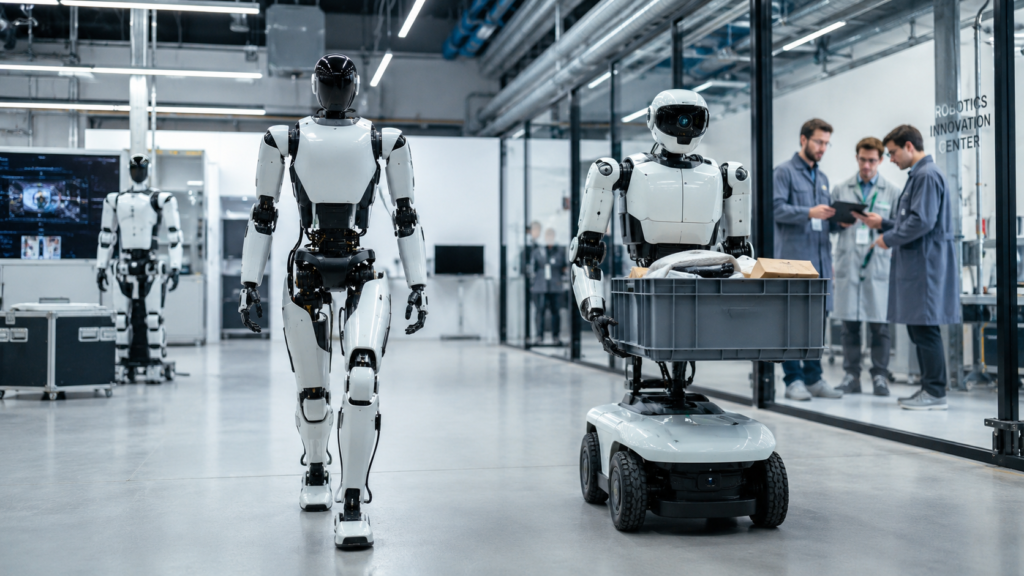 Robôs humanoides dividem indústria entre pernas e rodas na corrida pela automação