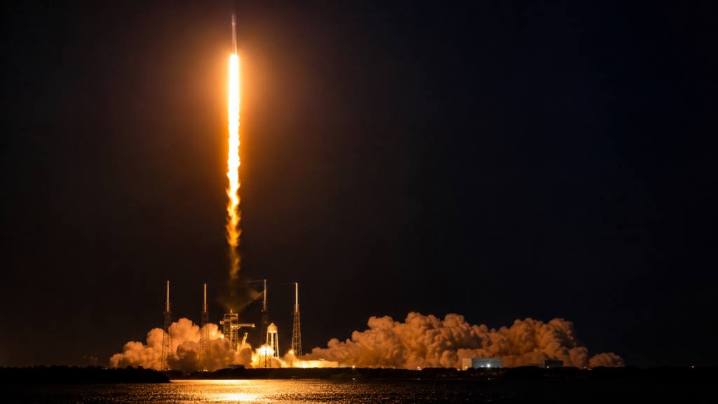 SpaceX lança mais 29 satélites Starlink e ultrapassa marca de 10 mil unidades em órbita