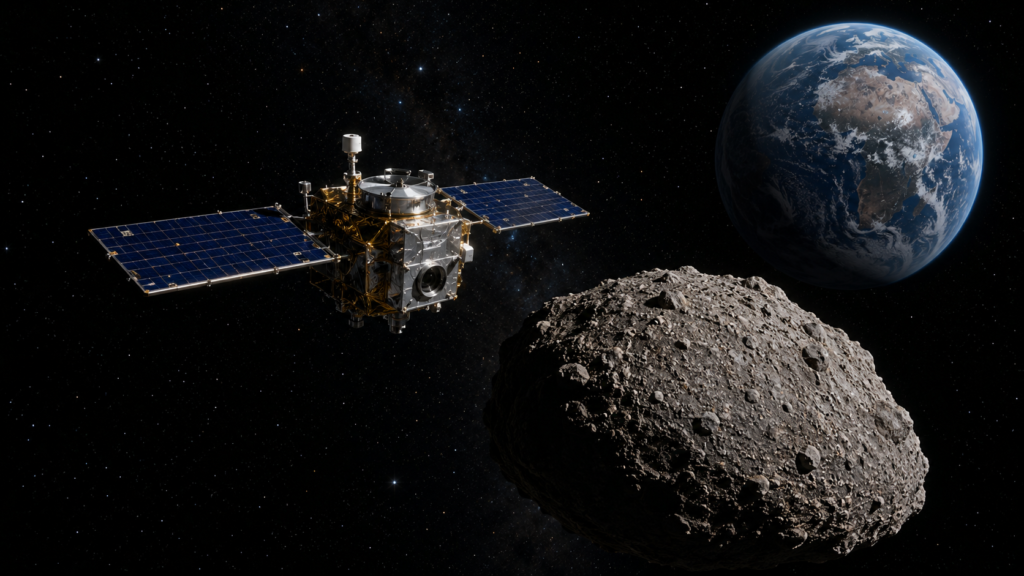 Missão Tianwen-2 avança rumo à coleta inédita de amostras em asteroide que acompanha a Terra