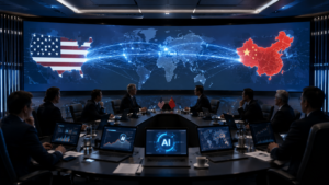 EUA e China disputam aliados na corrida pela liderança em inteligência artificial EUA e China disputam aliados na corrida pela liderança em inteligência artificial